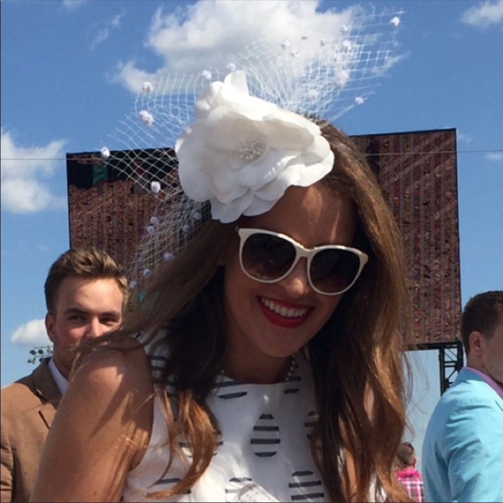 Derby or wedding flower headband